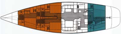 Plan of Jaïpur boat
